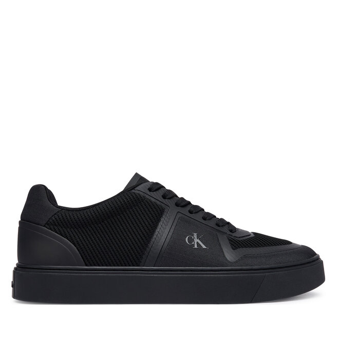 Sneakersy Calvin Klein Classic Cups Laceup Knit HM0HM02130 Czarny - męskie