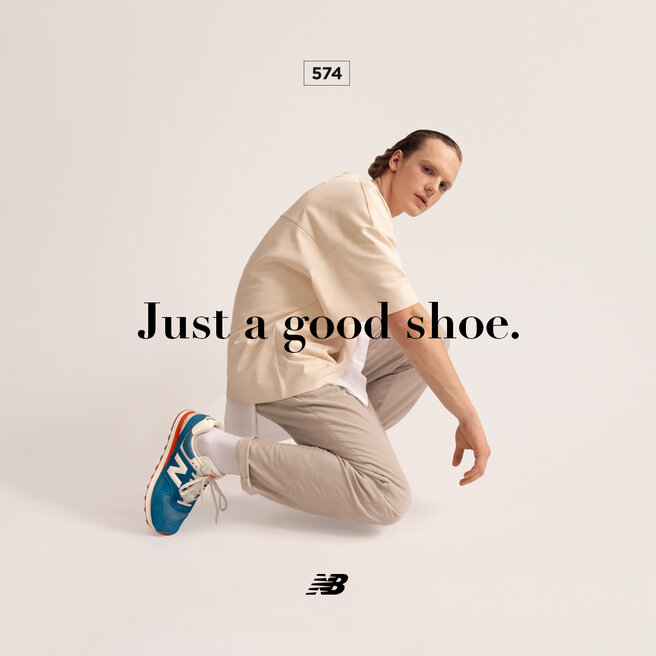 Sneakers New Balance ML574HC2 Bleu | chaussures.fr
