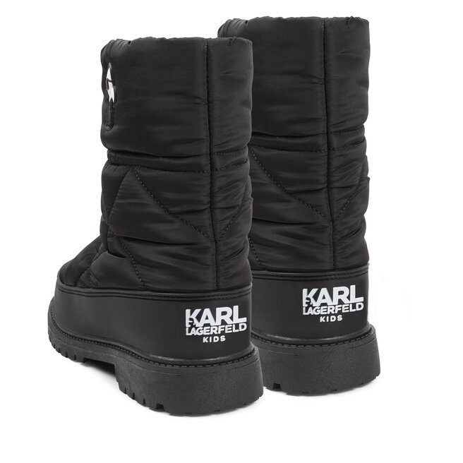 Karl Lagerfeld Kids Cizme de zăpadă Karl Lagerfeld Kids Z19119 S Black 09B