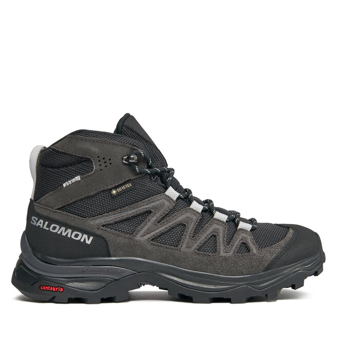 Trekkingi Salomon X Ward Leather Mid GORE-TEX - Czarny