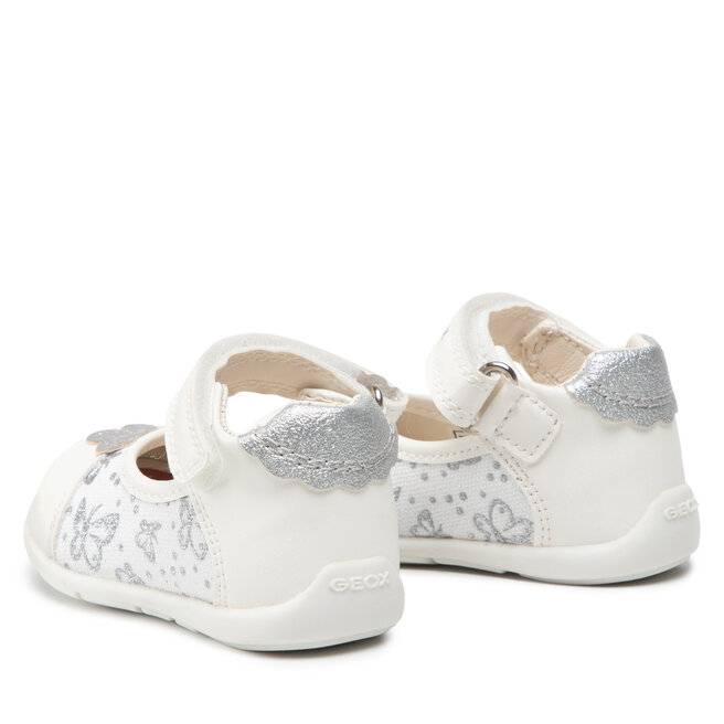 Geox Félcipő Geox B Elthan G. B B251QB 0AW54 C0007 White/Silver