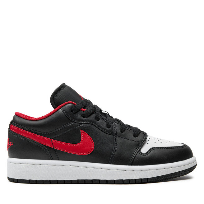Παπούτσια Nike Jordan 1 Low (GS) 553560 063 Black/Fire Red/White