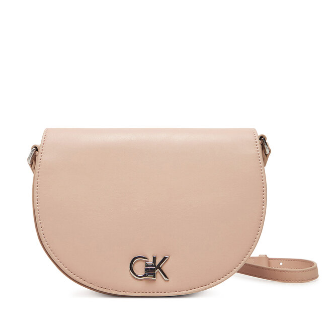 Torebka Calvin Klein Ck Hw Crossbody Saddle Bag - Różowy