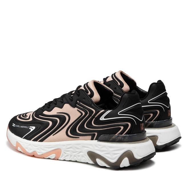 KARL LAGERFELD Sneakers KARL LAGERFELD KL62414 Black Synth Text W/Pink