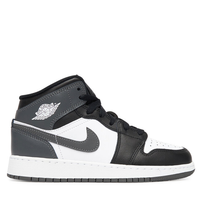 Sneakersy Nike Air Jordan 1 Mid (GS) - 001 Szary