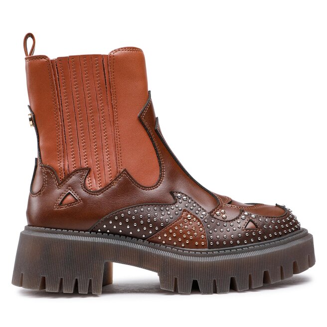 Sztyblety Steve Madden Abide SM11002179 03001 333 Cognac Multi