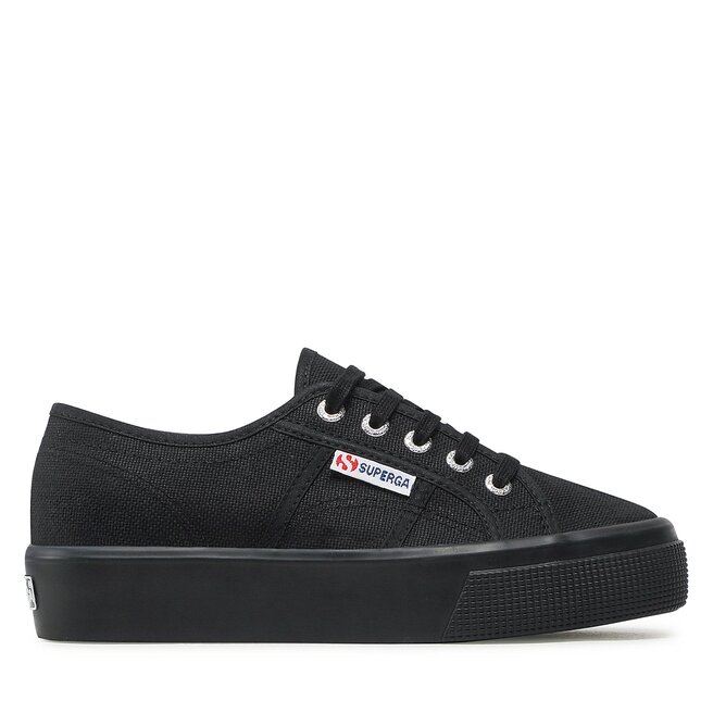 Superga Sneakers aus Stoff Superga 2730 Mid Platform S2127IW Full Black 996