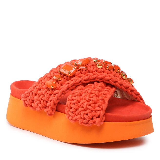 Inuikii Чехли Inuikii Woven Stones 70103-106 Orange