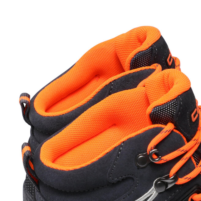 CMP Παπούτσια πεζοπορίας CMP Kids Rigel Mid Trekking Shoe Wp 3Q12944J Antracite/Flash Orange 47UG