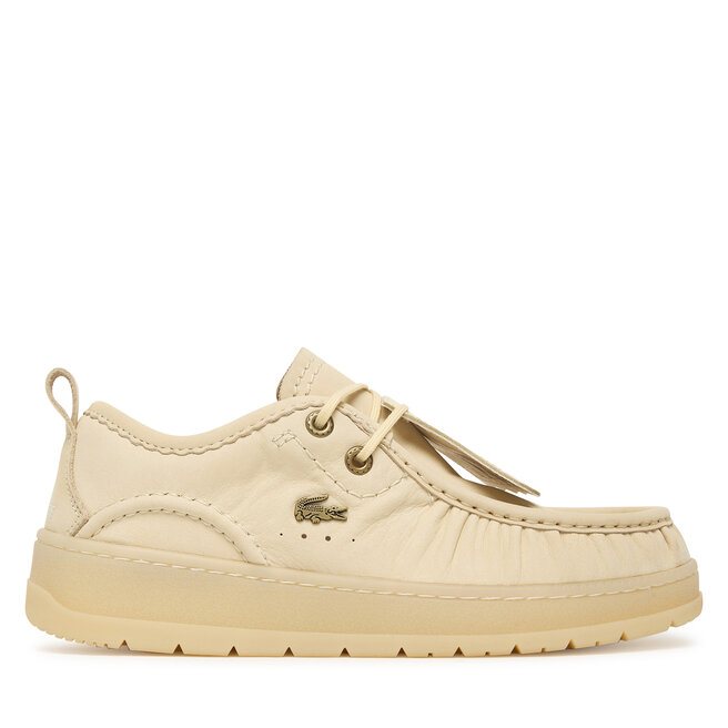 Półbuty Lacoste Umpire Wmn 51SFA0121 18C Kremowy - kobiece