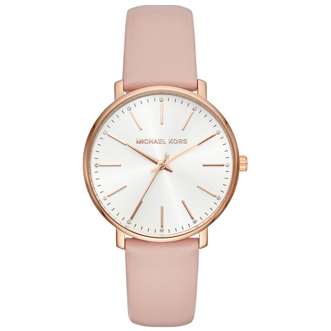 michael kors pink and rose gold watch