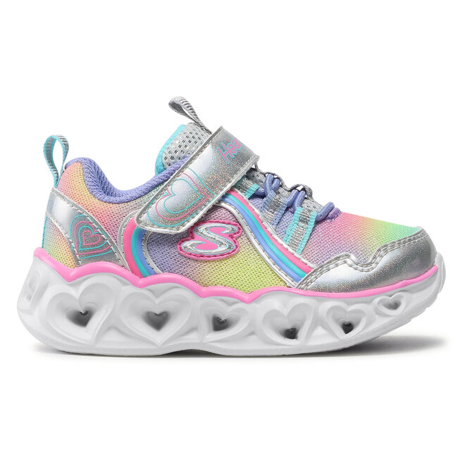 Skechers Sneakersy Skechers Rainbow Lux 302308N/SMLT Silver/Multi