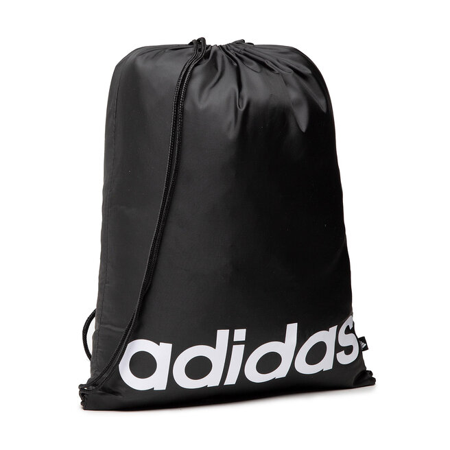 Rucsac tip sac adidas Linear Gymsack GN1923 Black/White