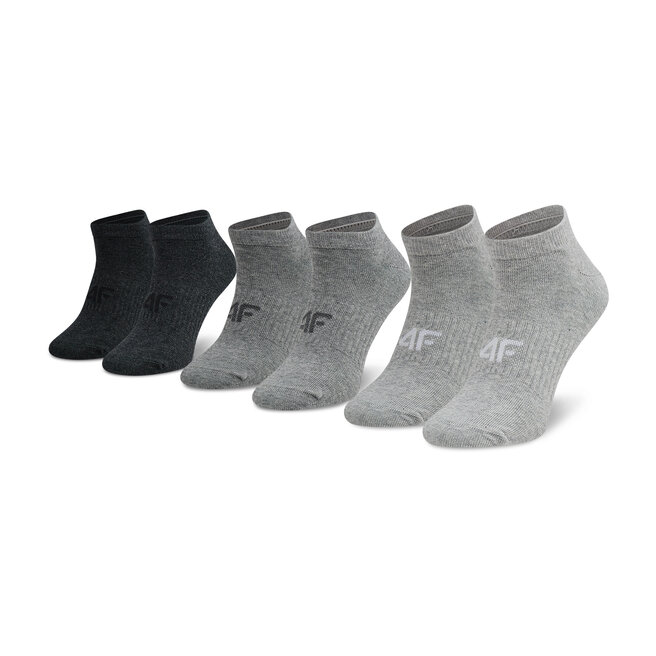 4F Set di 3 paia di calzini corti da donna 4F NOSH4-SOD302 27M/25M/24M