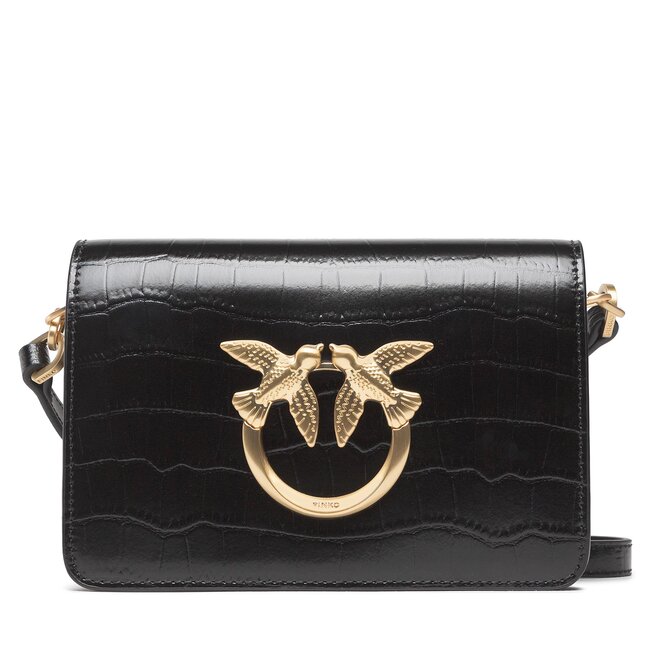 Pinko Τσάντα Pinko Love Click Mini Pure Shapes AI 22-23 PLTT 1P22VW A051 Black/Brus Z99G