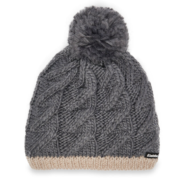 Czapka Eisbär Asteria Pompon - 733 Srebrny