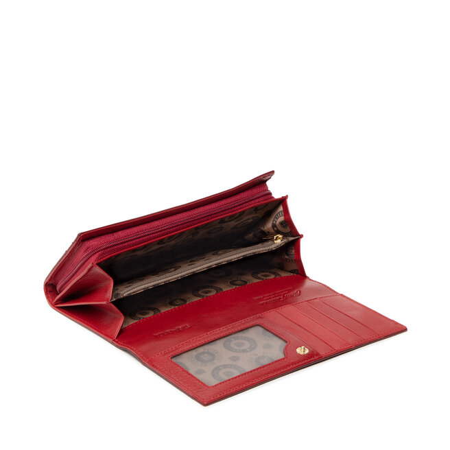 Peterson Große Damen Geldbörse Peterson BC-409 Red