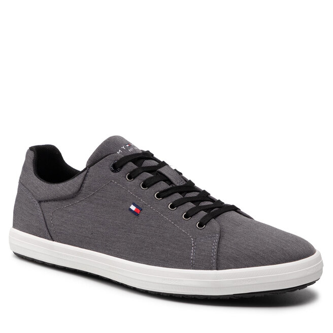 Sneakersy Tommy Hilfiger Essential Chambray Vulc FM0FM03993 Black BDS |  eobuv.cz