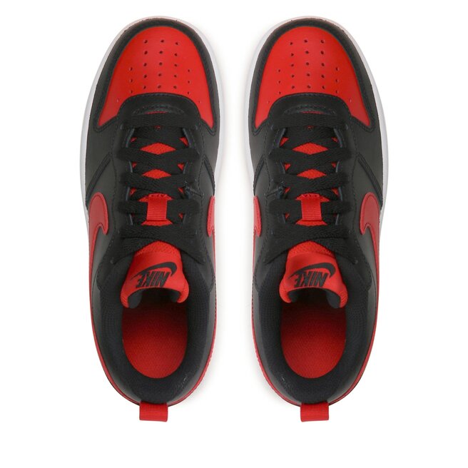 Nike Обувки Nike Court Borough Low 2 (GS) BQ5448 007 Black/University Red/White