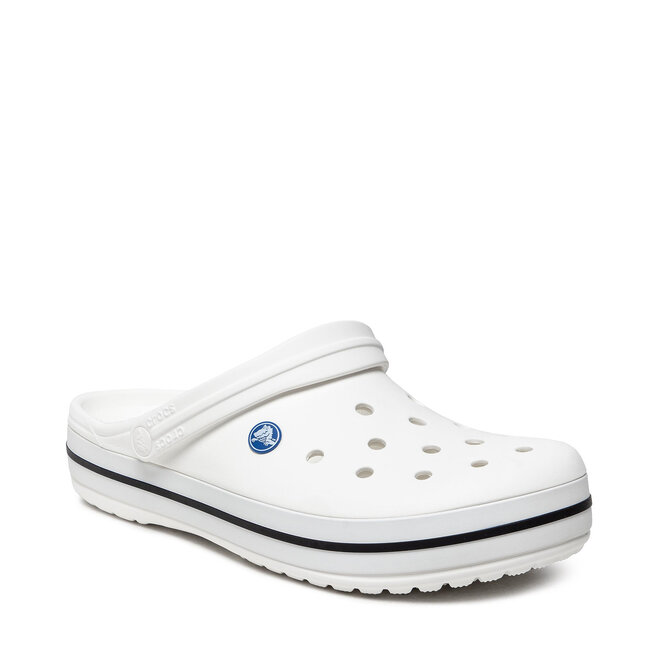 Șlapi Crocs Crocband 11016 White 11016 imagine noua
