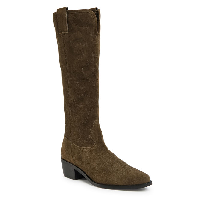 Ilgaauliai TWINSET Stivale 202TCP160 Dark Olive Green 05244 •  Www.eavalyne.lt