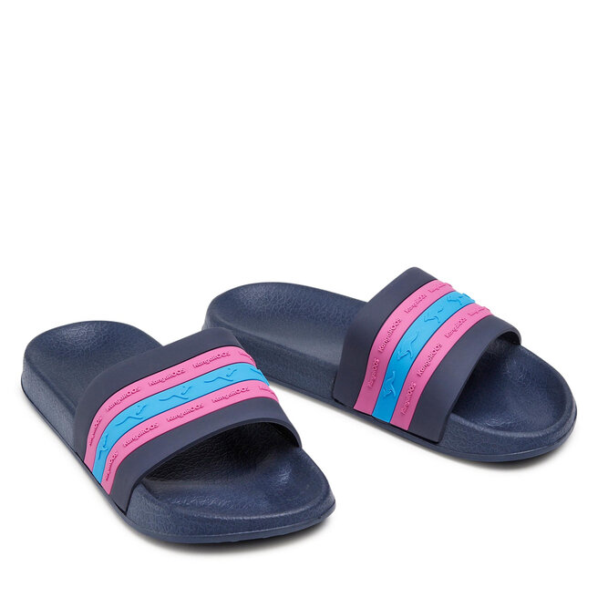 KangaRoos Papucs KangaRoos Kangaslide Kids 18556 000 4204 Dk Navy/Daisy Pink
