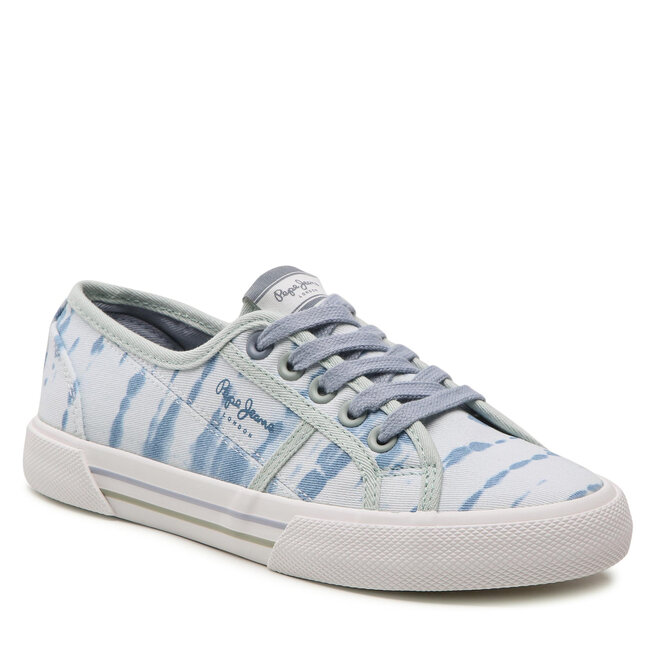 Teniși Pepe Jeans Brady W Tie Dye PLS31292 Dusty Blue 515