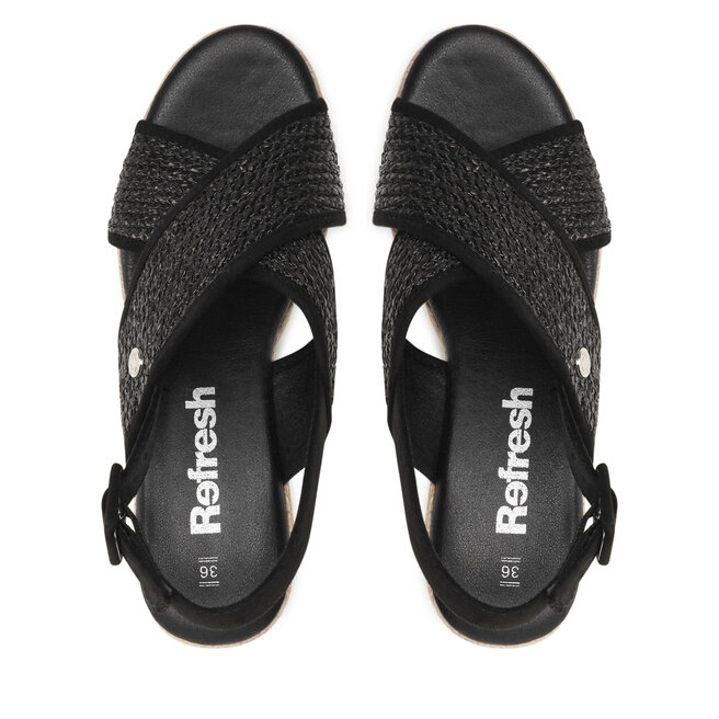 Refresh Espadrilky Refresh 79784 Black