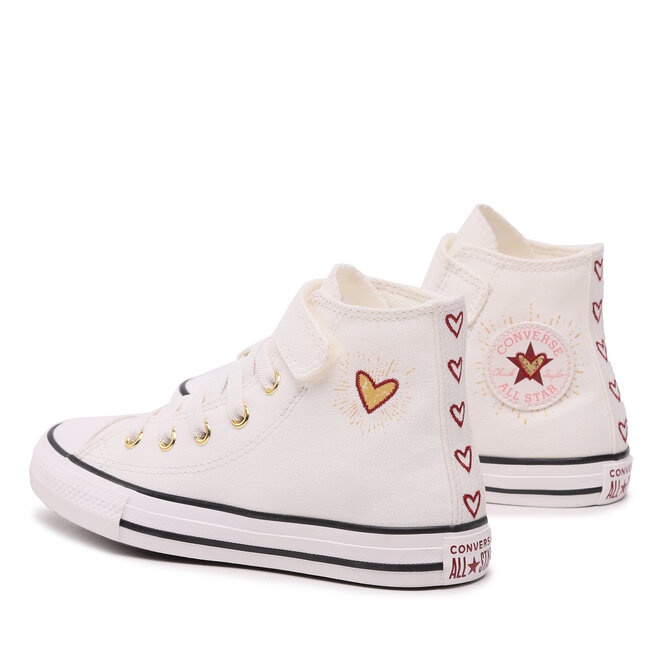 Converse Tornacipő Converse Ctas 1V Hi A04951C Vintage White/Back Alley Brick
