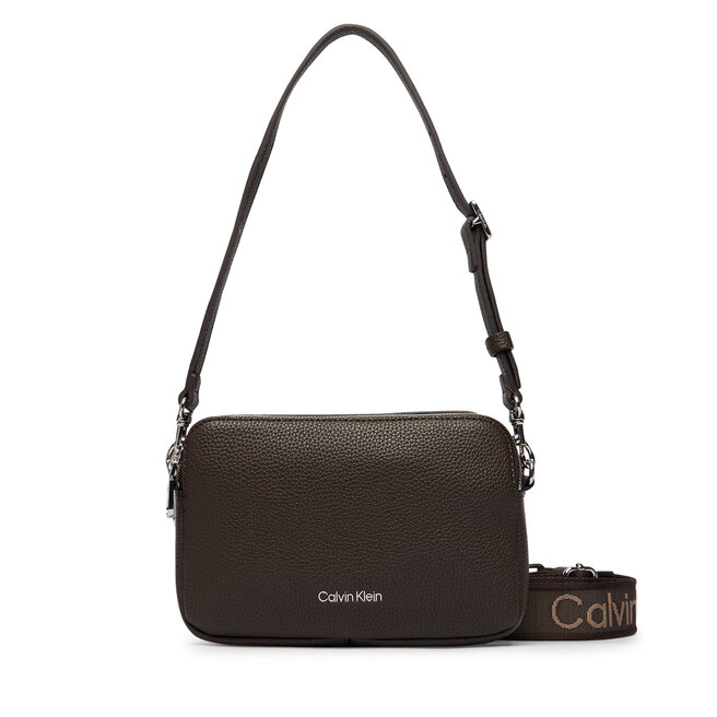 Torebka Calvin Klein Webbing 2X Strap Camera Bag LV04F3656G Czerwony -