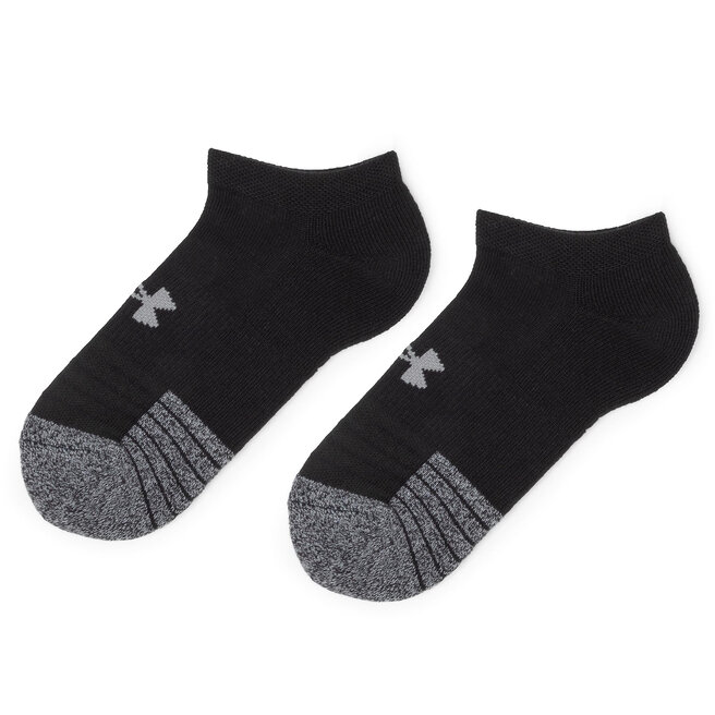 Under Armour Set di 3 paia di calzini corti unisex Under Armour Heatgear No Show Sock 1346755-035 Gray