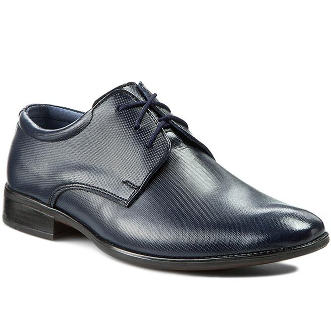Κλειστά παπούτσια Tim 090S0 Niebieski Lakier
