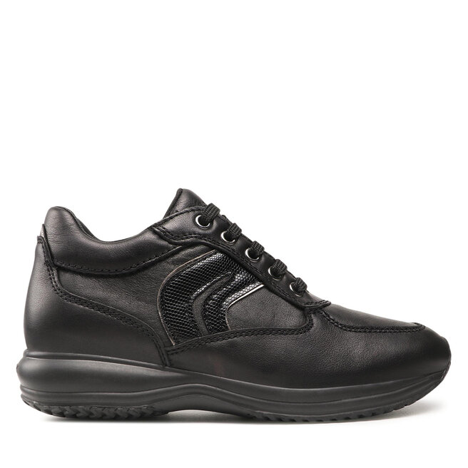 Laisvalaikio batai Geox D Happy B D1662B 08504 C9999 Black • Www.eavalyne.lt