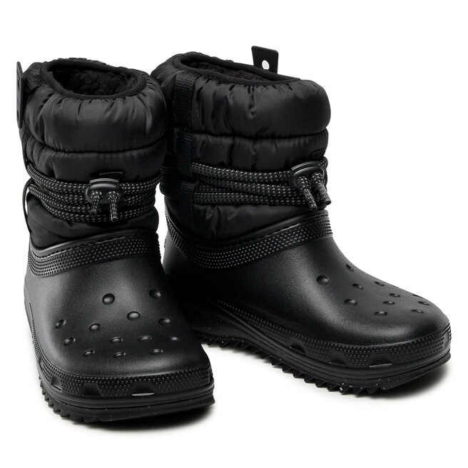 Crocs Cizme de zăpadă Crocs Classic Neo Puff Luxe Boot W 207312 Black
