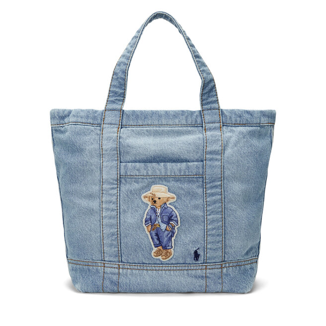 Torebka Polo Ralph Lauren Bear-patch - Niebieski