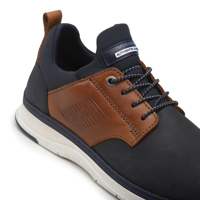 Salamander Sneakersy Salamander Porthos 31-60401-52 Navy/Cognac