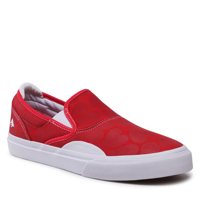 Sneakers Emerica Wino G6 Slip-On 6101000111 Red/White 616 6101000111 imagine noua gjx.ro