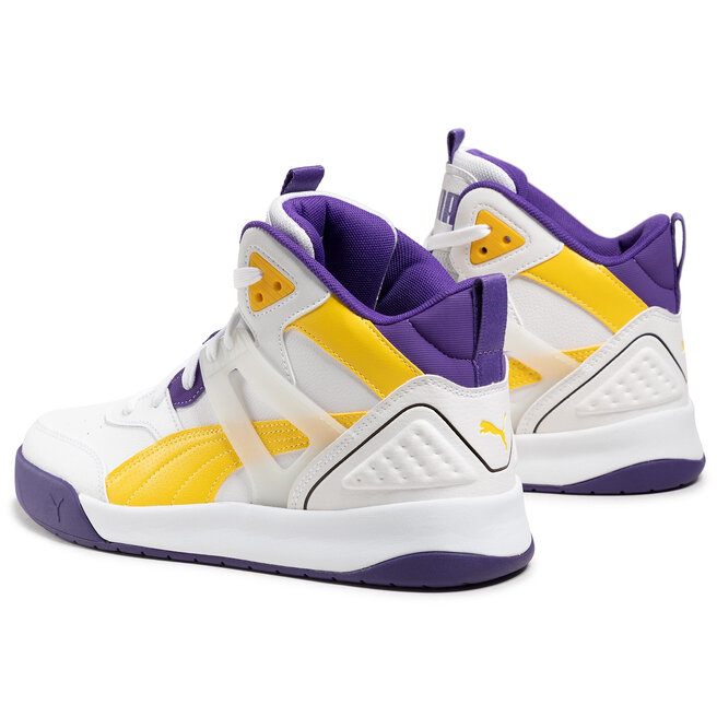 Laisvalaikio batai Puma Backcourt Mid 374139 07 Puma White/Dandelion/Violet  • Www.eavalyne.lt