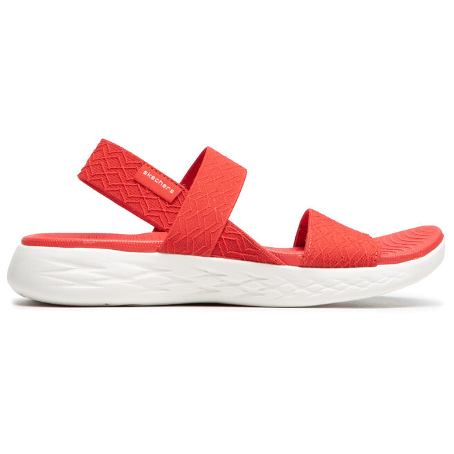 Sandali top skechers rosso