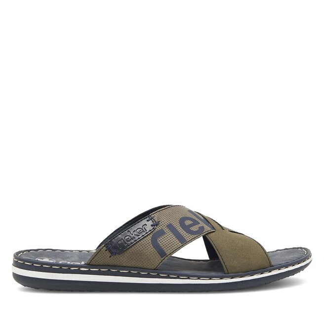 Klapki Rieker - Khaki