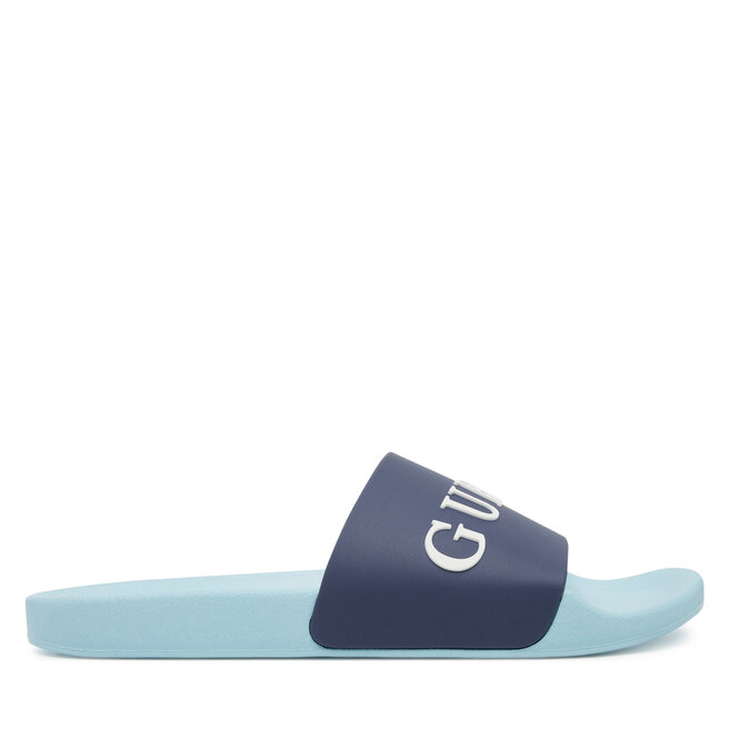 Klapki Guess F5GZ06 - Granatowy
