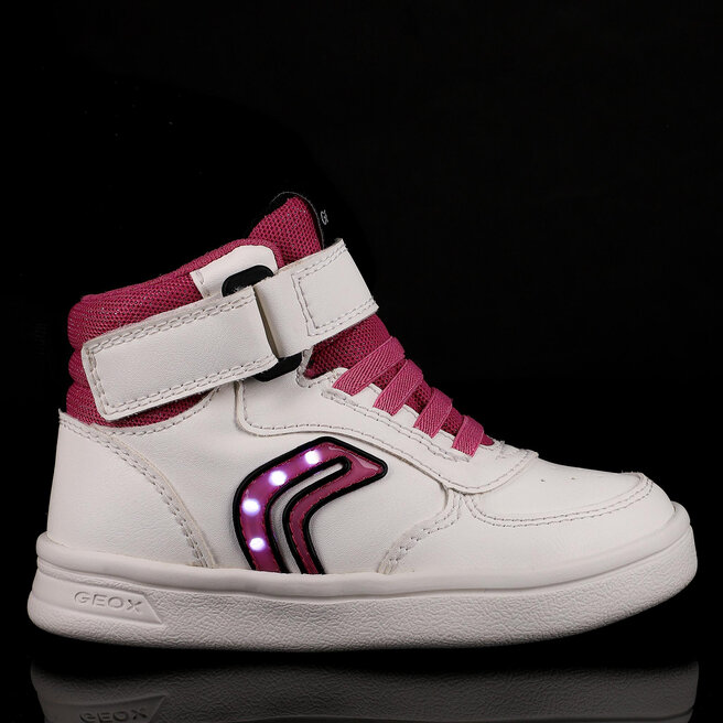 Geox Sneakersy Geox J Djrock G. C 264MC 0BCEW C0563 M White/Fuchsia