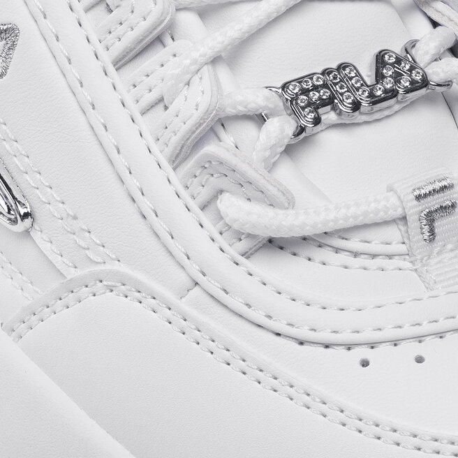 fila white silver