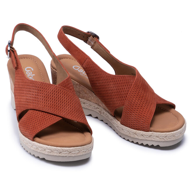Gabor Espadrilky Gabor 62.831.49 Terra (Jute)