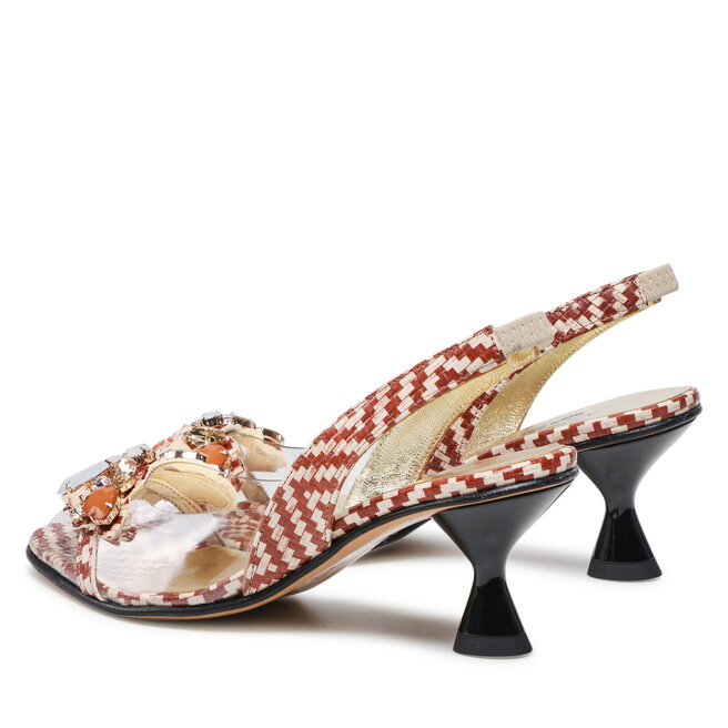 Azurée Sandalen Azurée Mangi 10F Filo Terra/Motif Camel