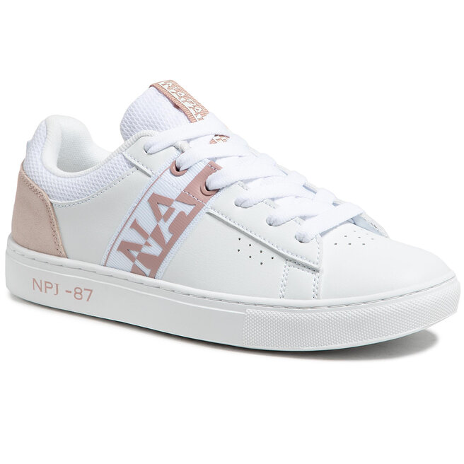 Sneakers Napapijri Willow NP0A4FKT White/Pink 02U1 02U1 imagine noua