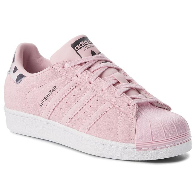 Adidas superstar shop rosa camoscio