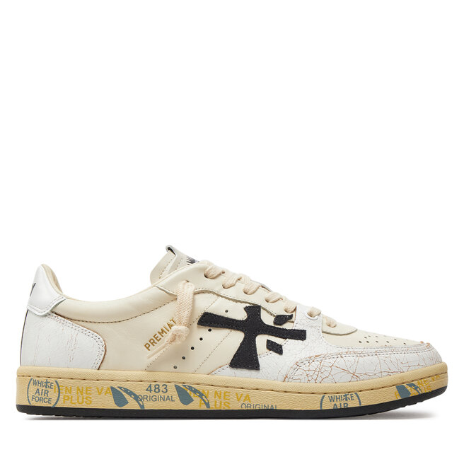 Sneakersy Premiata Bsktclay BSKT CLAY VAR - Écru