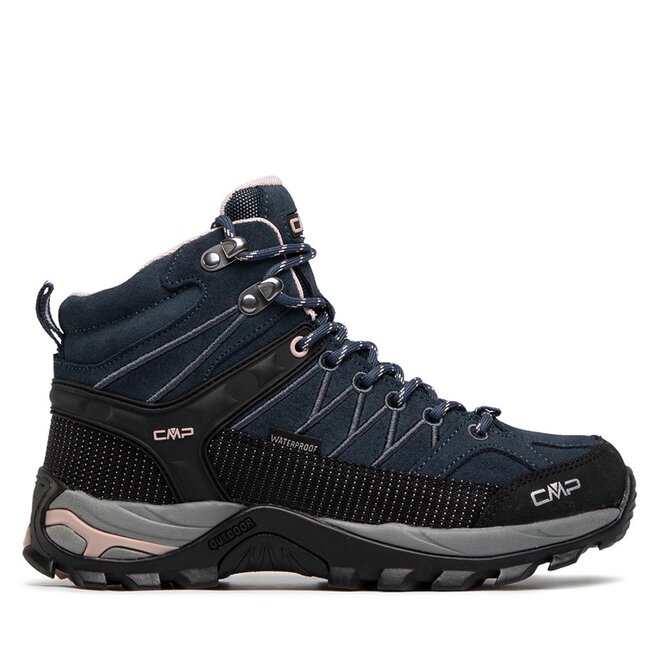 CMP Bakancs CMP Rigel Mid Wmn Trekking Shoe Wp 3Q12946 Asphalt/Antracite/Rose 53UG