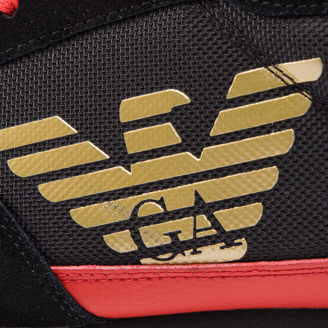 Сникърси Emporio Armani X4X215 XL198 A047 Black obuvki.bg